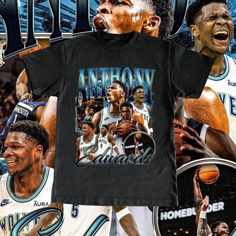 Vintage Anthony Edwards Tee  Ae High Quality T Shirt